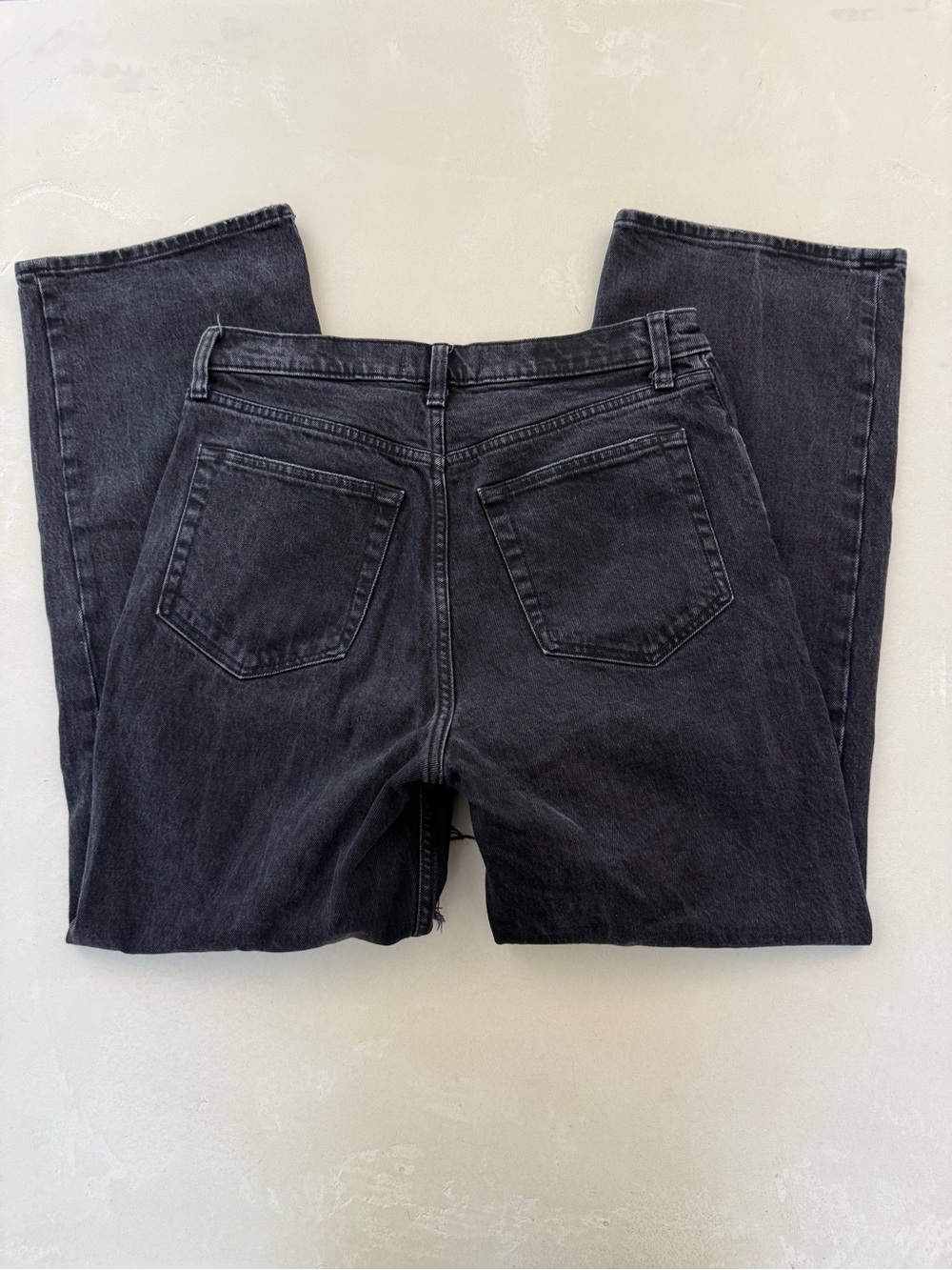 Abercrombie Black Distressed 90s Relaxed High Rise Jean 29 - Picture 6 of 6